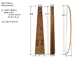 Tsii' Edo' Ai (bowed zither) Apache Fiddle, Wood, metal, gut, paint, horsehair, Native American (Apache)